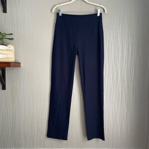 Eileen Fisher Women's Navy Blue Stretch Pants Size PP Petites
